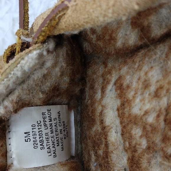 Cabela's Brown Suede Leather Upper Round Toe Leather Lace Slip On Slipper Shoe - Picture 11 of 16